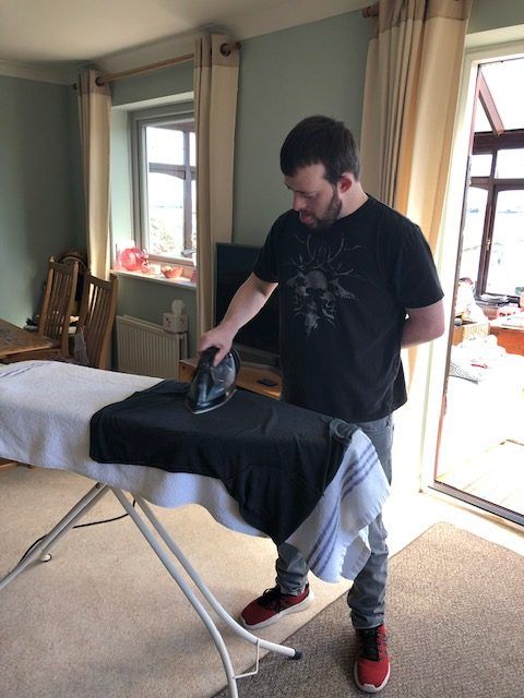 Jamie Ironing